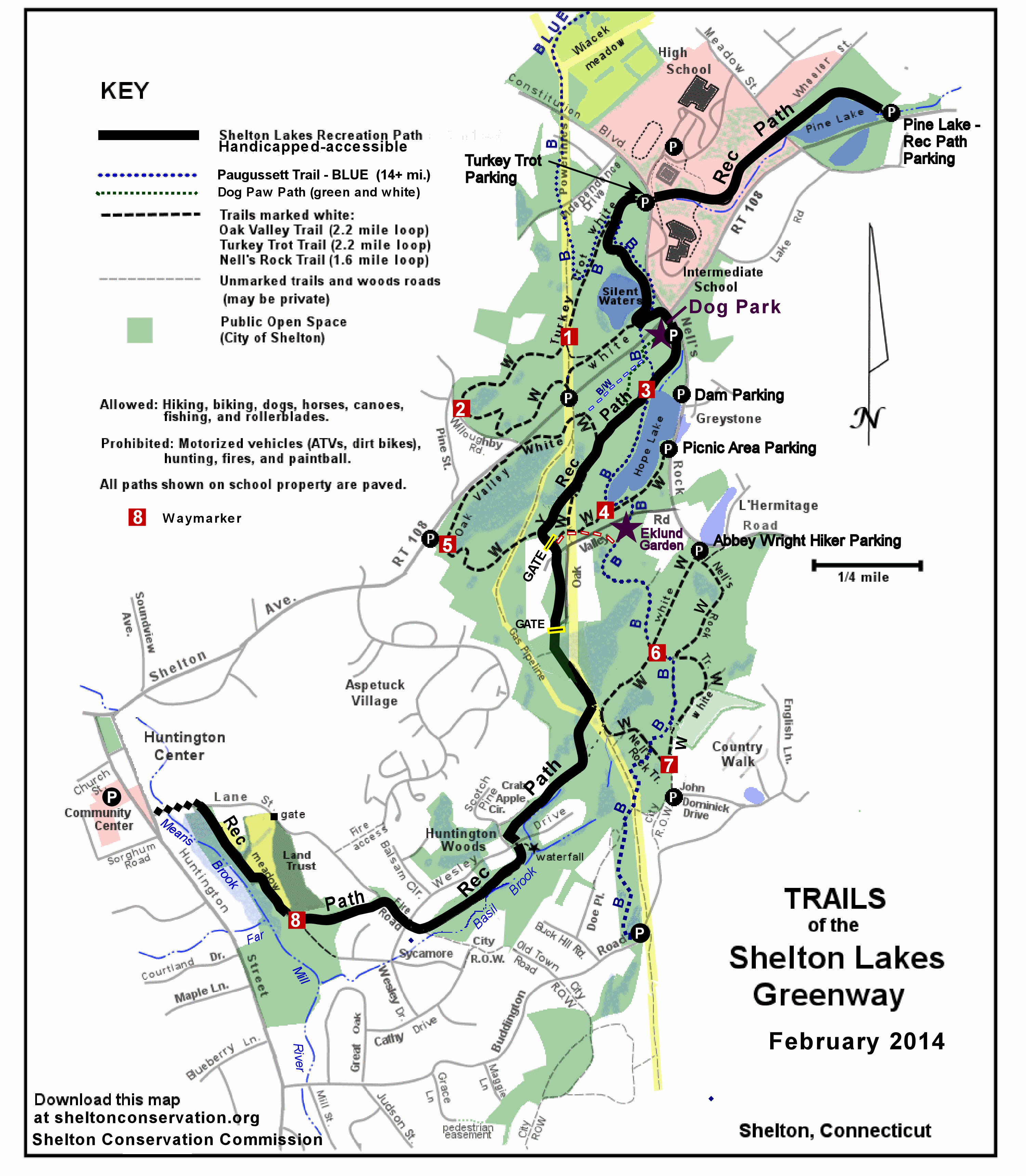 SHELTON LAKES RECREATION PATH